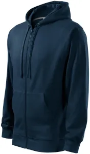 Herren Sweatshirt mit Kapuze, dunkelblau, XL