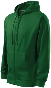 Herren Sweatshirt mit Kapuze, Flaschengrün, XL