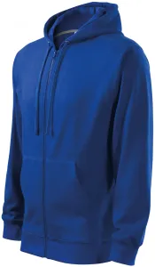 Herren Sweatshirt mit Kapuze, königsblau, 2XL