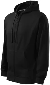 Herren Sweatshirt mit Kapuze, schwarz, M
