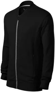 Herren Sweatshirt mit versteckten Taschen, schwarz, 2XL