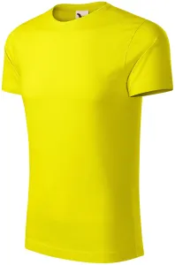 Herren T-Shirt aus Bio-Baumwolle, zitronengelb, XL