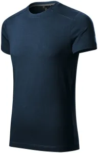 Herren T-Shirt verziert, dunkelblau, S #704600