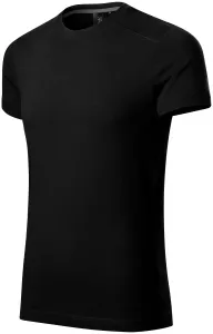 Herren T-Shirt verziert, schwarz, 2XL