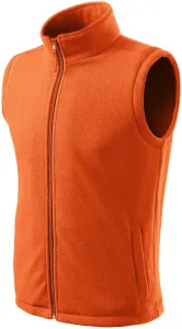 Klassische Fleeceweste, orange, XL