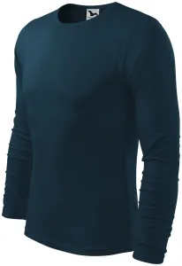 Langärmliges T-Shirt für Männer, dunkelblau, L