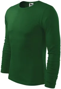 Langärmliges T-Shirt für Männer, Flaschengrün, S