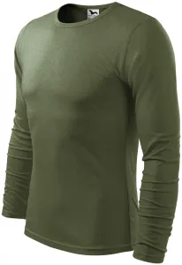Langärmliges T-Shirt für Männer, khaki, 2XL