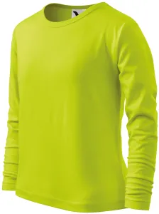 LangarmShirt für Kinder, lindgrün, 134cm / 8Jahre #376840