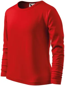 LangarmShirt für Kinder, rot, 110cm / 4Jahre #700036