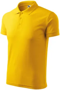 Loses Poloshirt der Männer, gelb, 2XL