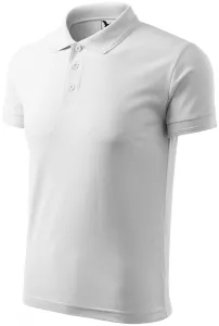 Malfini Pique Polo Herren-Poloshirt, weiß