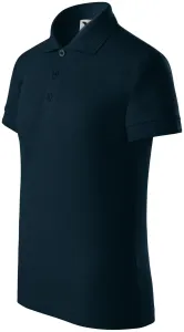 Polo-Shirt für Kinder, dunkelblau, 110cm / 4Jahre