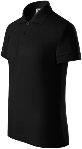 Polo-Shirt für Kinder, schwarz, 110cm / 4Jahre
