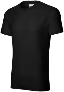 Robustes Herren T-Shirt schwerer, schwarz, 2XL