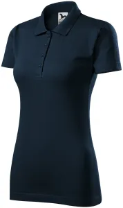 Slim Fit Poloshirt für Damen, dunkelblau, S