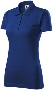Slim Fit Poloshirt für Damen, königsblau, L