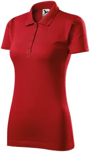 Slim Fit Poloshirt für Damen, rot, M