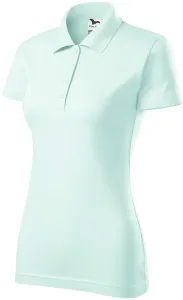 Slim Fit Poloshirt für Damen, eisgrün, XS