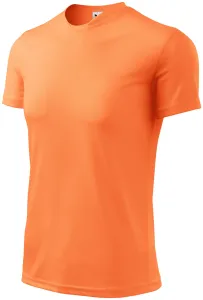 Sport-T-Shirt für Kinder, Neon Mandarine, 134cm / 8Jahre