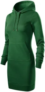 Sweatshirt-Kleid für Damen, Flaschengrün, M