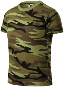 T-Shirt der Camouflage-Kinder, Tarnung grün, 158cm / 12Jahre
