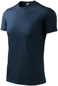 T-Shirt mit asymmetrischem Ausschnitt, dunkelblau, 2XL