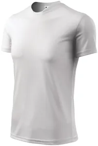 T-Shirt mit asymmetrischem Ausschnitt, weiß, M #376625