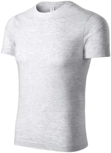 T-Shirt mit höherem Gewicht, hellgrauer Marmor, XS