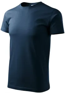 T-Shirt mit höherem Gewicht Unisex, dunkelblau, 4XL