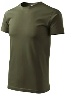 T-Shirt mit höherem Gewicht Unisex, military, XS