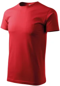 T-Shirt mit höherem Gewicht Unisex, rot, XS