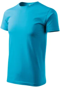 T-Shirt mit höherem Gewicht Unisex, türkis, 2XL