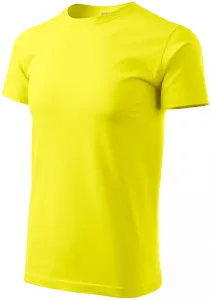 T-Shirt mit höherem Gewicht Unisex, zitronengelb, L