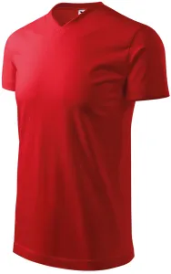 T-Shirt mit kurzen Ärmeln, gröber, rot, 2XL