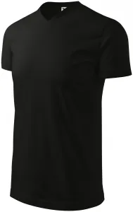 T-Shirt mit kurzen Ärmeln, gröber, schwarz, S