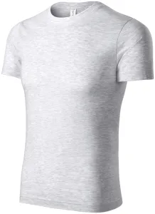 T-Shirt mit kurzen Ärmeln, hellgrauer Marmor, 2XL