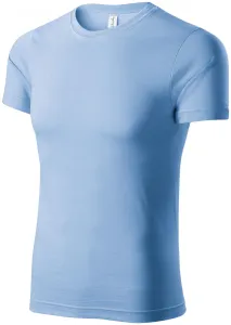 T-Shirt mit kurzen Ärmeln, Himmelblau, 3XL