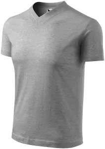 T-Shirt mit kurzen Ärmeln, mittleres Gewicht, dunkelgrauer Marmor, S #705987