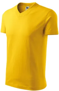 T-Shirt mit kurzen Ärmeln, mittleres Gewicht, gelb, 2XL