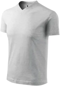 T-Shirt mit kurzen Ärmeln, mittleres Gewicht, hellgrauer Marmor, S