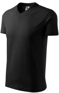 T-Shirt mit kurzen Ärmeln, mittleres Gewicht, schwarz, 2XL