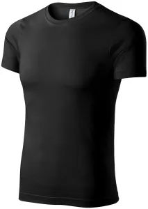 T-Shirt mit kurzen Ärmeln, schwarz, L #374780