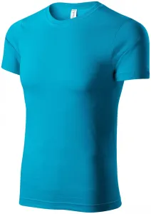 T-Shirt mit kurzen Ärmeln, türkis, XS