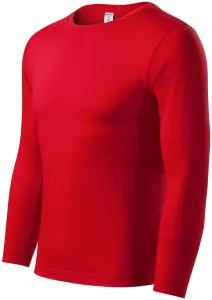 T-Shirt mit langen Ärmeln, geringes Gewicht, rot, XS #703928