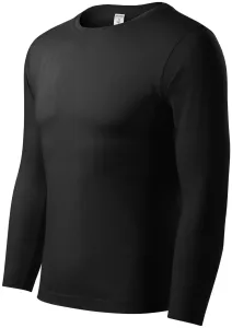 T-Shirt mit langen Ärmeln, geringes Gewicht, schwarz, 2XL