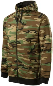 Malfini Camo Zipper Camouflage-Hoodie, camouflage brown, 300 g/m2 #380664