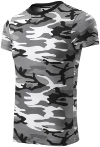 Malfini Camouflage Kurz-T-Shirt, grau, 160g/m2
