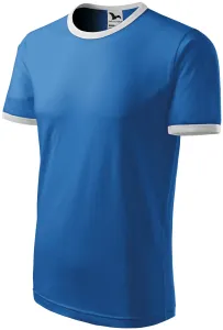 Unisex kontrast T-Shirt, hellblau, 2XL