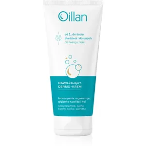 Oillan Derm Face and Body Cream feuchtigkeitspendende Creme für Gesicht und Körper für Kinder ab der Geburt 200 ml